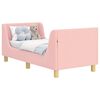 vidaXL Struttura letto per bambini con testata Rosa 70 x 140 cm