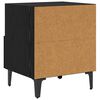 vidaXL Armadio da Notte con cassetto Rovere nero 40 x 35 x 47,5 cm