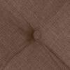 vidaXL Cuscini per Seduta 2 pcs Marrone 40 x 40 x 6 cm Tessuto
