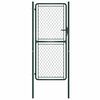 vidaXL Cancello da Giardino in Acciaio 100x175 cm Verde