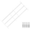 vidaXL Griglia di Sicurezza per Finestra con 3 Traversine 63-114 cm