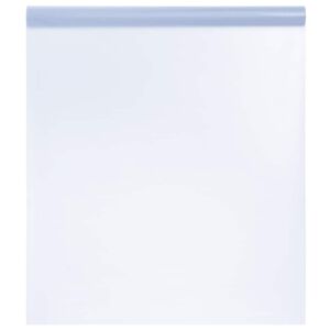 vidaXL Pellicola Statica Smerigliata Grigio 45x500cm PVC