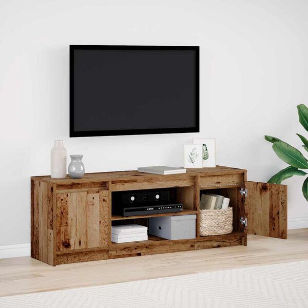 vidaXL Unit&agrave; TV Marrone 139,5 x 34 x 50 cm Legno multistrato