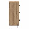 vidaXL Credenza rovere artigianale 34 x 34,5 x 90 cm Legno multistrato