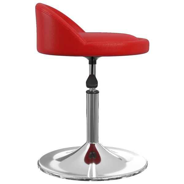 vidaXL Sgabello da Massaggio Rosso Vino in Similpelle
