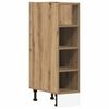 vidaXL Armadio Inferiore &ldquo;Riga&rdquo; Rovere Artigianale 20x44,5x81,5 cm