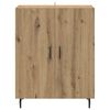 vidaXL Credenza Rovere artigianale 69,5 x 34 x 90 cm Legno multistrato