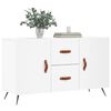 vidaXL Credenza Bianca 100x36x60 cm in Legno Multistrato