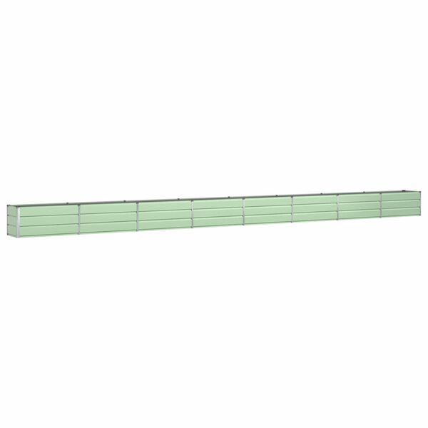 vidaXL Fioriera Verde Pastello 480 x 50 x 45 cm Acciaio zincato