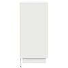vidaXL Madia LED con porta Bianco 71 x 34,5 x 75 cm Legno multistrato