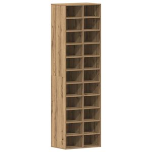 vidaXL Scarpiera Rovere Artigianale 54x34x183 cm in Legno Multistrato