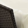 vidaXL Set Divani da Giardino 3 pz con Cuscini in Polyrattan Nero