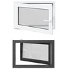 vidaXL Finestra per Soffitta RISOR 90 x 70 cm PVC e Vetro Antracite