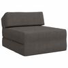 vidaXL Divano Letto Pieghevole Grigio Scuro 60 x 70 x 41 cm Tessuto
