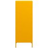 vidaXL Credenza Giallo Senape 35x39x103,5 cm in Acciaio