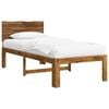 vidaXL Letto Singolo con Testiera ROSTOCK Naturale 80 x 200 cm