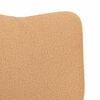 vidaXL poltrona Beige 63 x 67 x 94 cm Poliestere e compensato