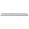 vidaXL Scaffali a Parete 2 pz Grigio Cemento 80x23,5x3,8 cm in MDF