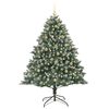 vidaXL Albero di Natale artificiale Verde 126 x 126 x 180 cm