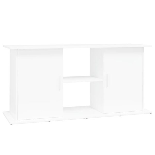 vidaXL Supporto per Acquario 121x41x58 cm in Legno Multistrato Bianco