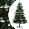 vidaXL Albero Natale Artificiale Incernierato con Neve Fioccata 120 cm