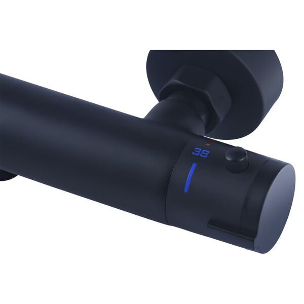 CORNAT Miscelatore Termostatico Doccia ALAN / NOIR Nero