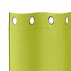 vidaXL Tende Blackout con Anelli 2 pcs Verde 260 x 140 cm Poliestere