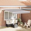 vidaXL Tenda Retrattile Grigio chiaro 300 x 250 cm