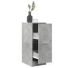 vidaXL Armadietto da Farmacia Grigio Cemento 30x41x77,5 cm Truciolato