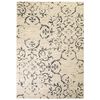 vidaXL Tappeto Moderno con Motivi Floreali 140x200 cm Beige/Blu