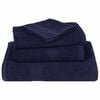 vidaXL Set Asciugamani 8 pz FROGN Blu Navy 100% Cotone