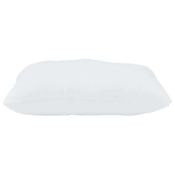 vidaXL Cuscino con cuscino Bianco Poliestere