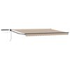vidaXL Tettuccio Elettrico Retrattile Beige e Antracite 4 &times; 3 m