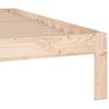 vidaXL Giroletto in Legno Massello 150x200 cm King Size