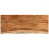 vidaXL Piano Tavolo 90x40x3,8 cm Rettangolare Legno Acacia Bordi Vivi