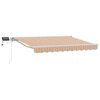 vidaXL Cornice per Tenda Manuale con LED 3 x 2,5 m