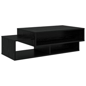 vidaXL Tavolino da salotto Rovere Nero 105 x 50 x 32,5 cm