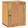 vidaXL Mobile Appeso da Bagno con lo scaffale Marrone 38 x 33 x 48 cm