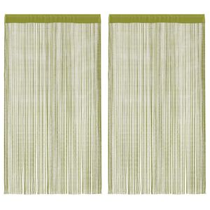 vidaXL 2 Pz Tende a Fili 140x250 cm Verdi