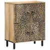 vidaXL Credenza 60x33x75 cm in Legno Massello di Mango
