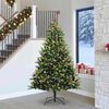 vidaXL Albero di Natale Artificiale a Cerniera con 300 LED 240 cm