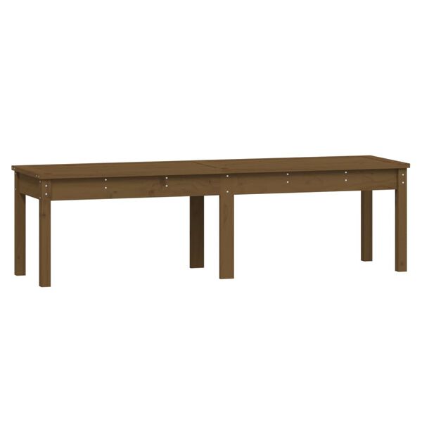 vidaXL Panca Giardino 2 Posti Ambra 159,5x44x45cm Legno Massello Pino