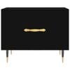 vidaXL Tavolino da Salotto Nero 50x50x40 cm in Legno Multistrato
