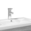 vidaXL Mobile da Bagno con Lavabo Integrato Grigio Sonoma