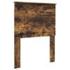 vidaXL Testiera con testiera Rovere fum&eacute; 75 cm Legno multistrato