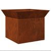 vidaXL Focolare Ruggine 50 x 50 x 40 cm acciaio corten