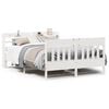 vidaXL Letto senza Materasso Bianco 140x190 cm Legno Massello di Pino