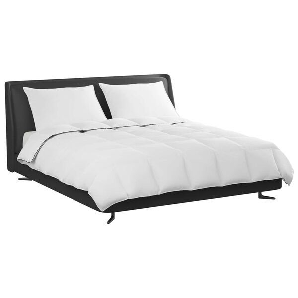 vidaXL Duvet Invernale con cuscino 3 pcs Bianco Piuma d'anatra