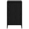 vidaXL Credenza Rovere Nero 43 x 36 x 75,5 cm Legno multistrato