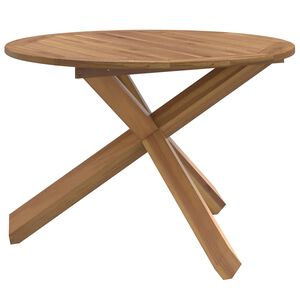 vidaXL Tavolo da Giardino &Oslash;109x74 cm in Legno Massello di Teak